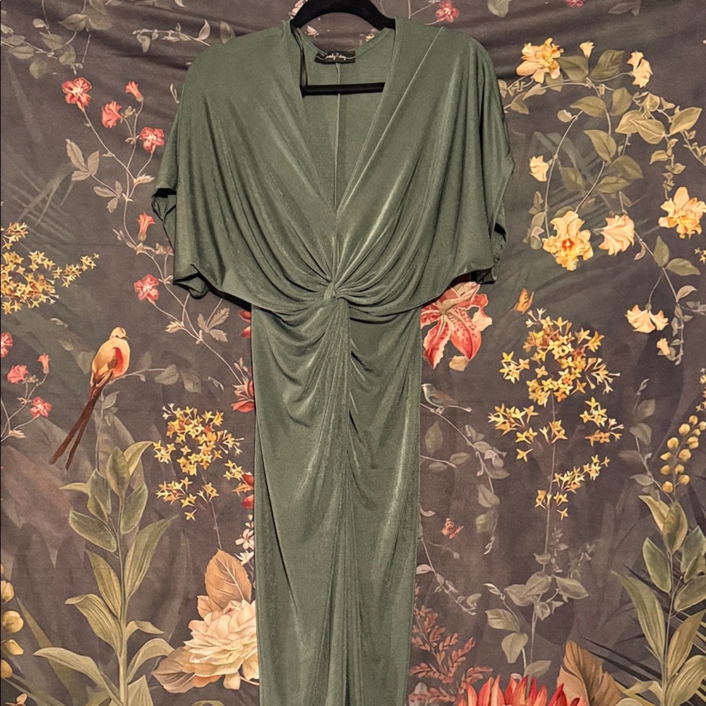 Lovely Day Green High Low Dress